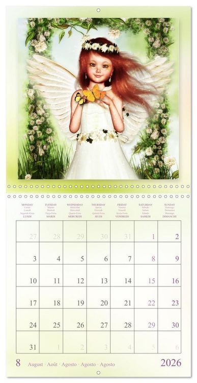 Produktbild: Heavenly Angels (Wall Calendar 2026 12 &times; 12 Inch) CALVENDO 12 Month Wall Calendar