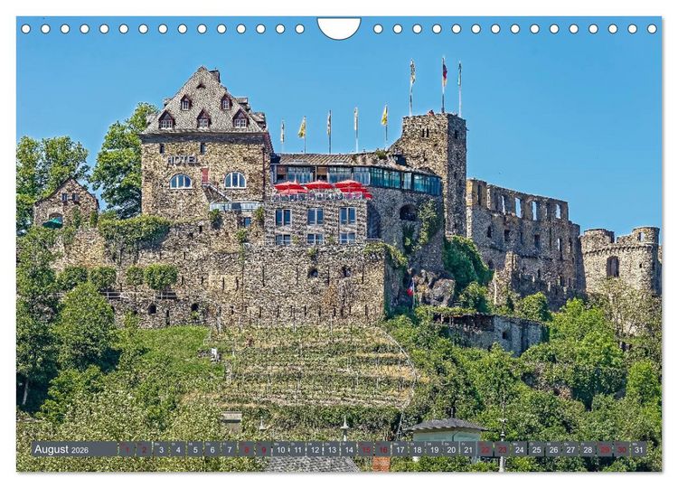 Produktbild: Burgen der Rheinromantik (Wandkalender 2026 DIN A4 quer), CALVENDO Monatskalender