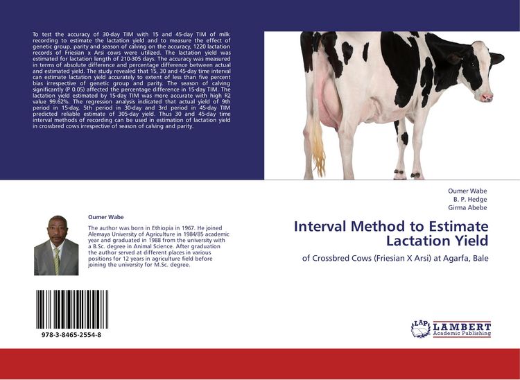 Produktbild: Interval Method to Estimate Lactation Yield