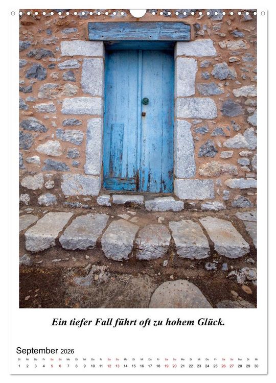 Produktbild: T&uuml;ren und dahinter ? (Wandkalender 2026 DIN A3 hoch), CALVENDO Monatskalender