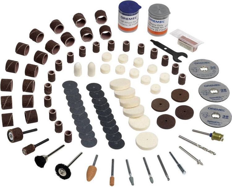 Produktbild: Dremel 2615S724JA Zubeh&ouml;r-Set Schaft-&Oslash; 3.2mm 1St.