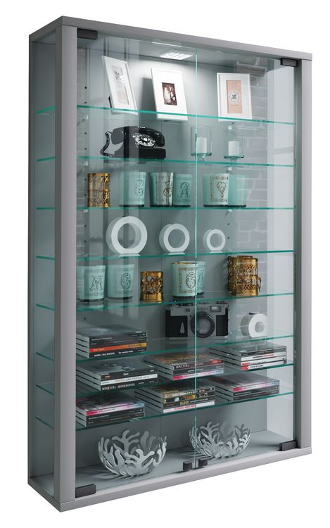 Produktbild: Wandvitrine H&auml;ngevitrine Glasvitrine Vitrosa Mini
