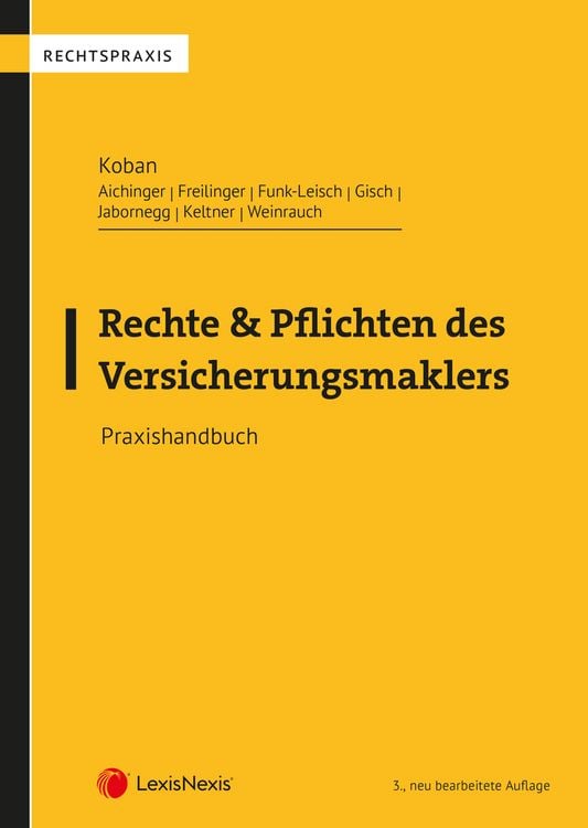 Produktbild: Rechte und Pflichten des Versicherungsmaklers