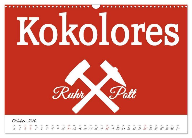 Produktbild: Ruhrpott Vokabeln (Wandkalender 2026 DIN A3 quer), CALVENDO Monatskalender