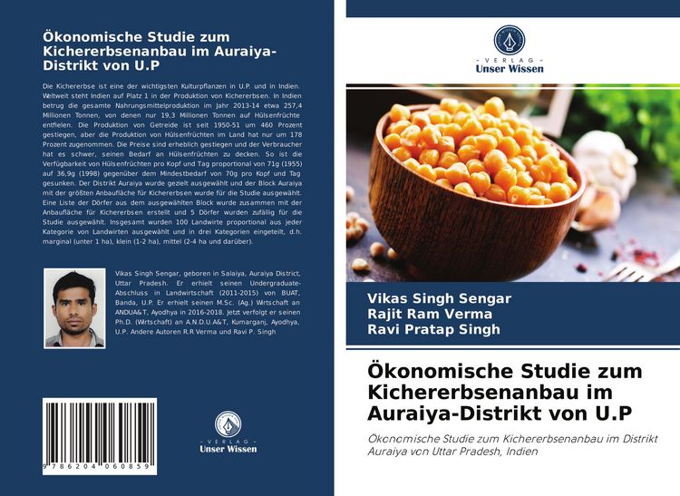 Produktbild: &Ouml;konomische Studie zum Kichererbsenanbau im Auraiya-Distrikt von U.P
