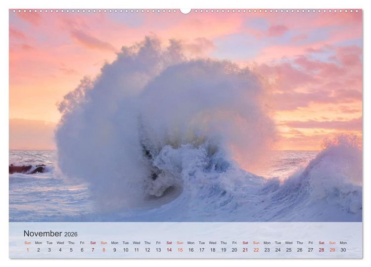 Produktbild: Melody of the waves (High Quality Premium Wall Calendar 2026 DIN A2 landscape),CALVENDO 12 Month Wall Calendar