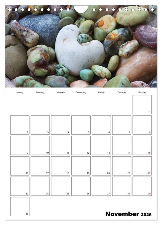 Produktbild: Ein herzliches Jahr (Wandkalender 2026 DIN A4 hoch), CALVENDO Monatskalender