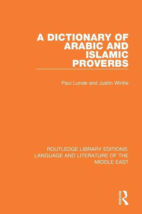 Produktbild: A Dictionary of Arabic and Islamic Proverbs