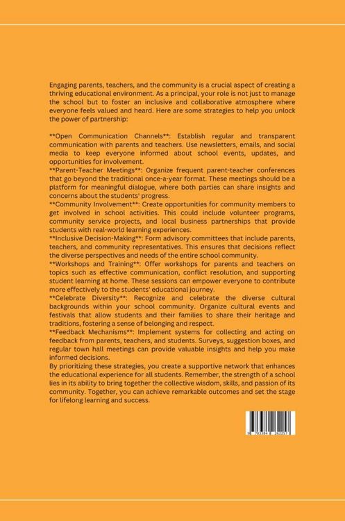 Produktbild: Unlocking the Power of Partnership: A Principal's Guide to Engaging Parents