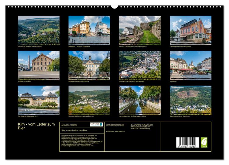 Produktbild: Kirn - vom Leder zum Bier (hochwertiger Premium Wandkalender 2026 DIN A2 quer), Kunstdruck in Hochglanz