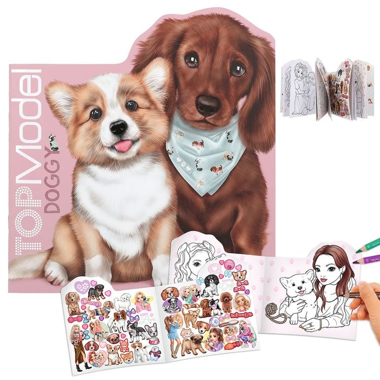 Produktbild: TOPModel Doggy Malbuch fig&uuml;rlich KITTY and DOGGY