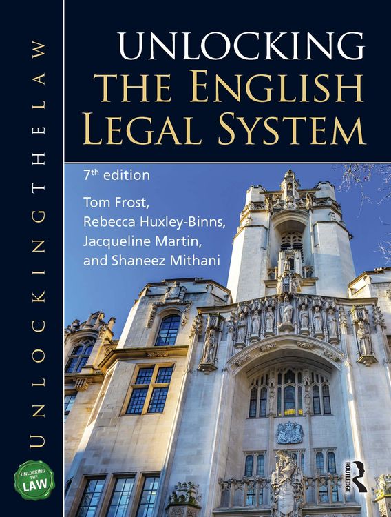 Produktbild: Martin, J: Unlocking the English Legal System