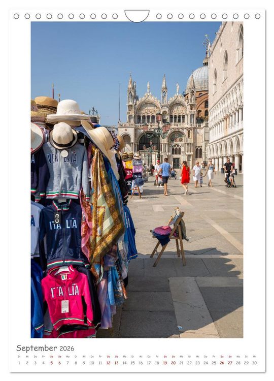 Produktbild: Venedig anders sehen (Wandkalender 2026 DIN A4 hoch), CALVENDO Monatskalender