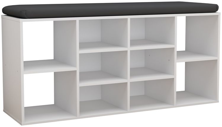 Produktbild: Holz Regal Schuhschrank Schuhregal Hinsol S