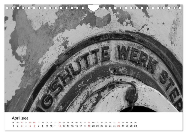 Produktbild: Helden der Arbeit - Alte Arbeitsmittel des Ruhrgebiets (Wandkalender 2026 DIN A4 quer), CALVENDO Monatskalender