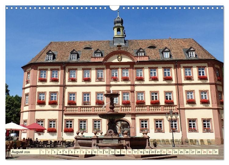 Produktbild: Neustadt an der Weinsta&szlig;e - Fachwerk, Wein und gem&uuml;tliche Gassen (Wandkalender 2026 DIN A3 quer), CALVENDO Monatskalender