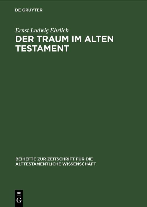 Produktbild: Der Traum im Alten Testament