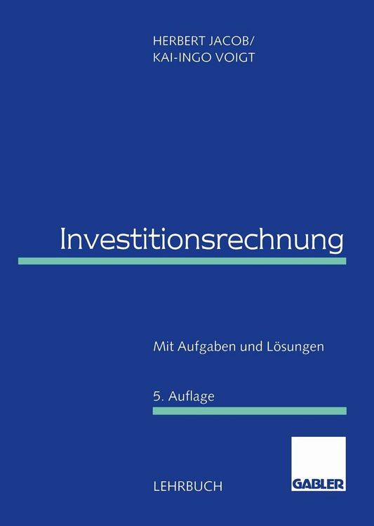 Produktbild: Investitionsrechnung