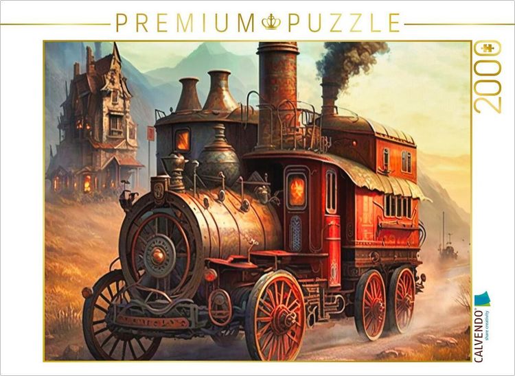 Produktbild: CALVENDO Puzzle Unter Dampf | 2000 Teile Lege-Gr&ouml;&szlig;e 90x67cm Foto-Puzzle f&uuml;r gl&uuml;ckliche Stunden