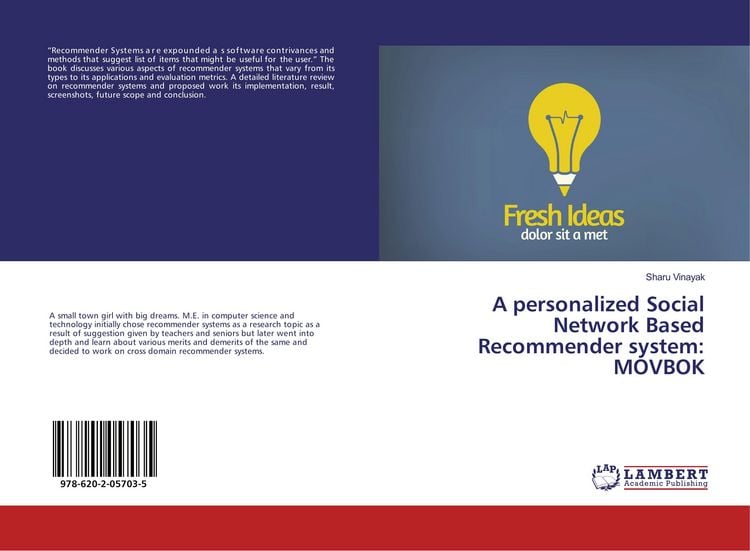 Produktbild: A personalized Social Network Based Recommender system: MOVBOK