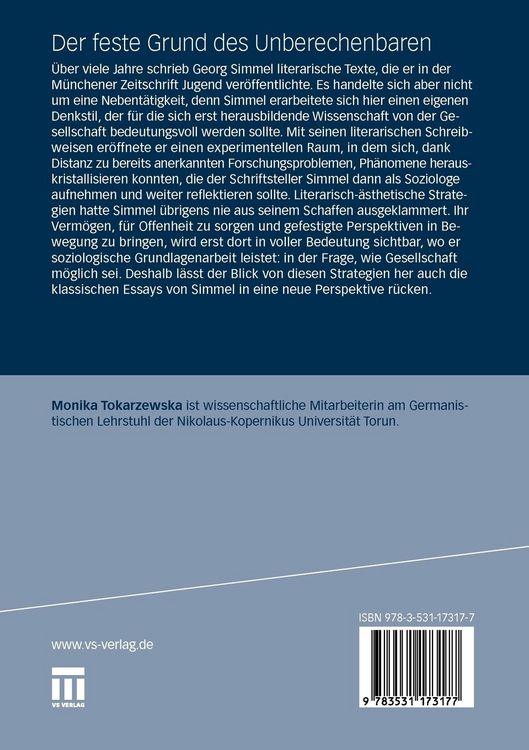 Produktbild: Der feste Grund des Unberechenbaren