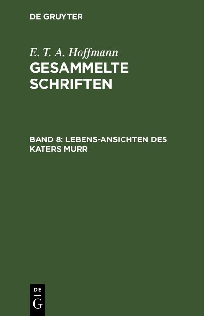 Produktbild: Lebens-Ansichten des Katers Murr