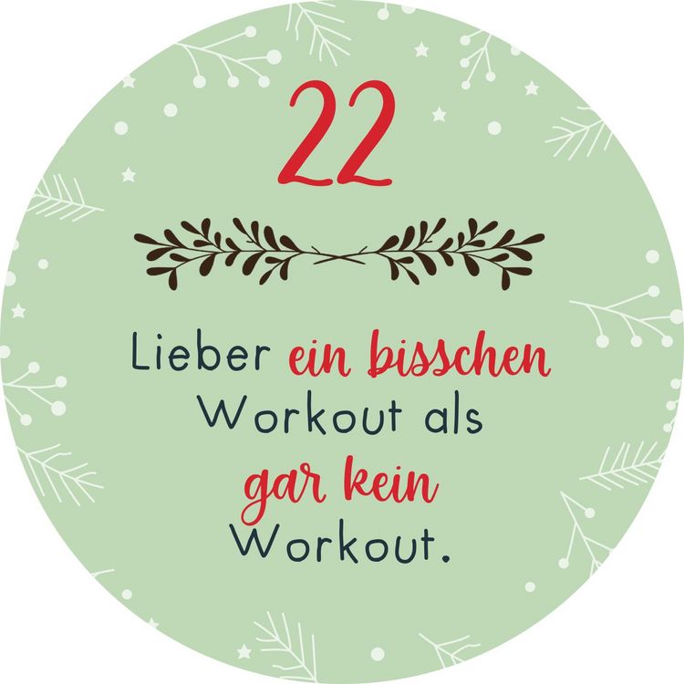 Produktbild: Adventskalender in der Dose. Christmas Fitness