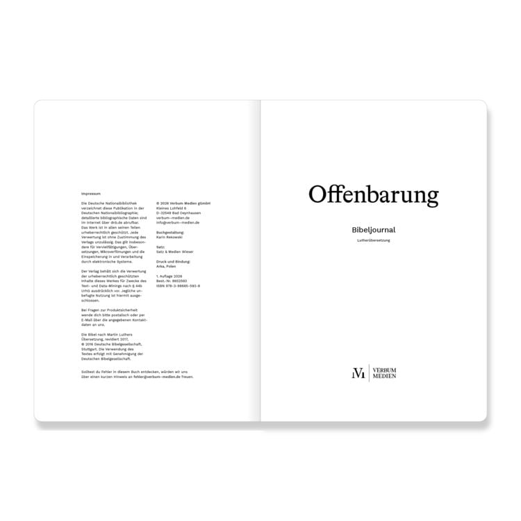 Produktbild: Offenbarung (Bibeljournal)