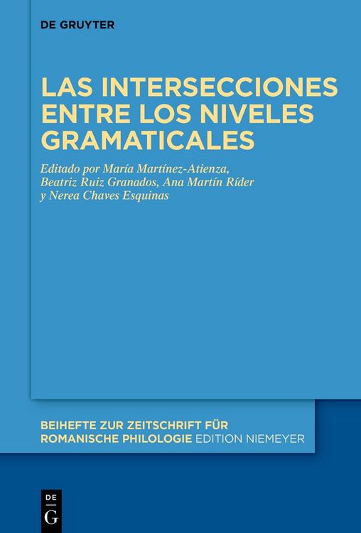 Produktbild: Las intersecciones entre los niveles gramaticales