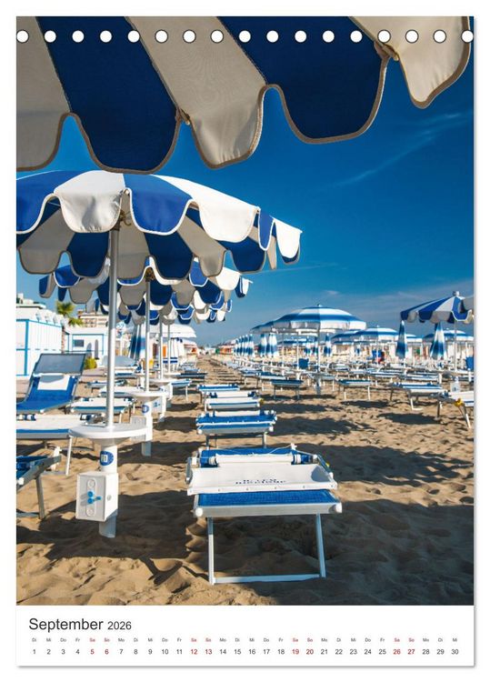 Produktbild: Rimini Die italienische Adriak&uuml;ste (Tischkalender 2026 DIN A5 hoch), CALVENDO Monatskalender
