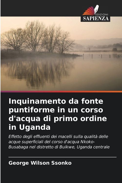 Produktbild: Inquinamento da fonte puntiforme in un corso d'acqua di primo ordine in Uganda