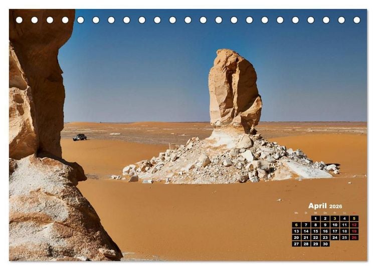 Produktbild: &Auml;gypten &ndash; westliche W&uuml;sten (Tischkalender 2026 DIN A5 quer), CALVENDO Monatskalender