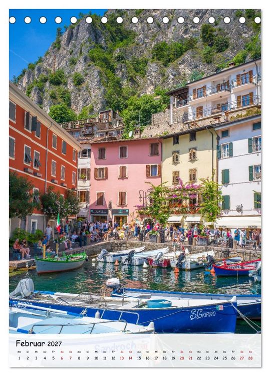 Produktbild: Limone sul Garda - Perle am Westufer des Gardasees (Tischkalender 2027 DIN A5 hoch), CALVENDO Monatskalender