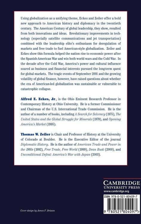 Produktbild: Globalization and the American Century