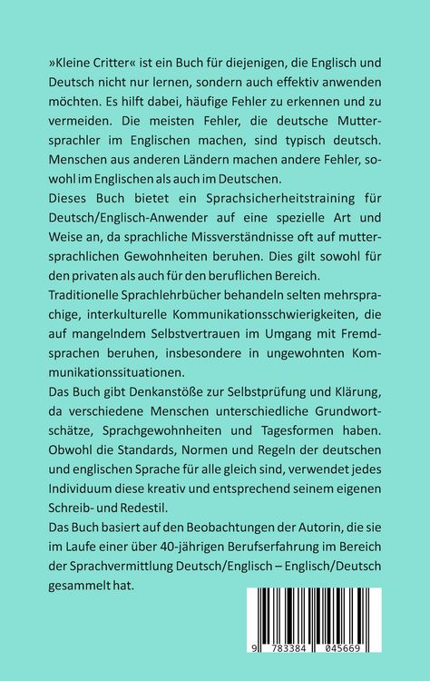 Produktbild: Kleine Critter &mdash; Kommunikationsst&ouml;rungen & Kl&auml;rungen