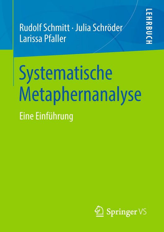 Produktbild: Systematische Metaphernanalyse