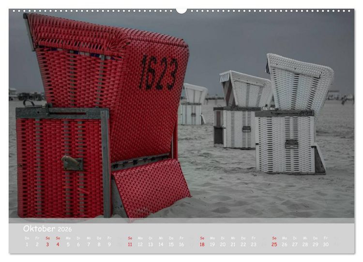 Produktbild: Mein St.Peter-Ording (Wandkalender 2026 DIN A2 quer), CALVENDO Monatskalender