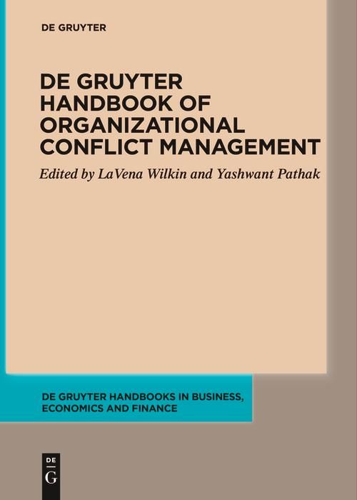 Produktbild: De Gruyter Handbook of Organizational Conflict Management