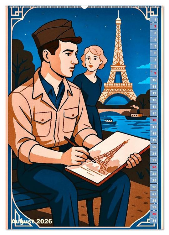 Produktbild: George Gershwin (Wandkalender 2026 DIN A2 hoch), CALVENDO Monatskalender