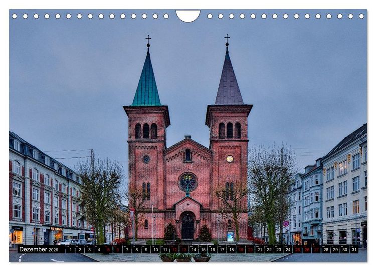 Produktbild: AARHUS, die kleinste Gro&szlig;stadt der Welt (Wandkalender 2026 DIN A4 quer), CALVENDO Monatskalender