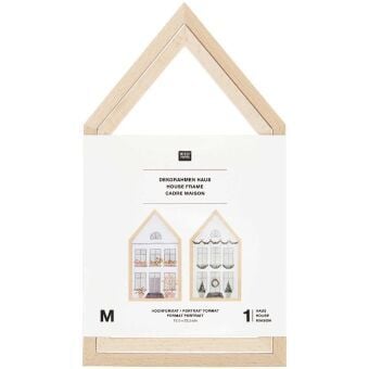 Produktbild: Dekostickrahmen, Haus, mittel
