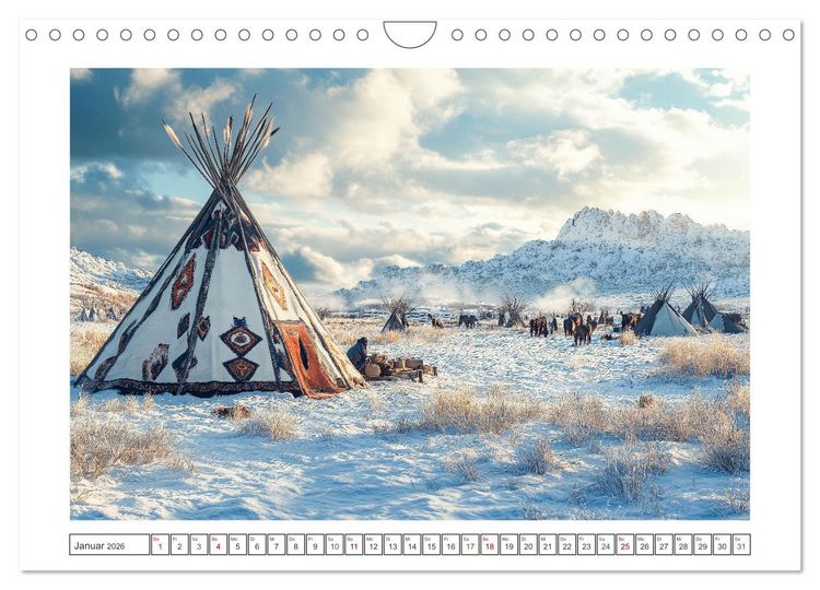 Produktbild: St&auml;mme der Pr&auml;rie (Wandkalender 2026 DIN A4 quer), CALVENDO Monatskalender