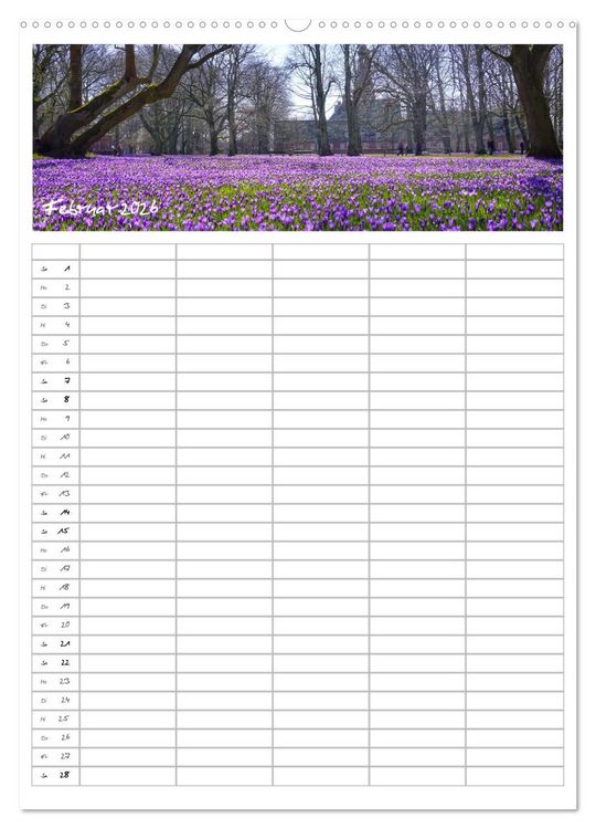 Produktbild: Nordfriesland - Familienplaner (Wandkalender 2026 DIN A2 hoch), CALVENDO Monatskalender