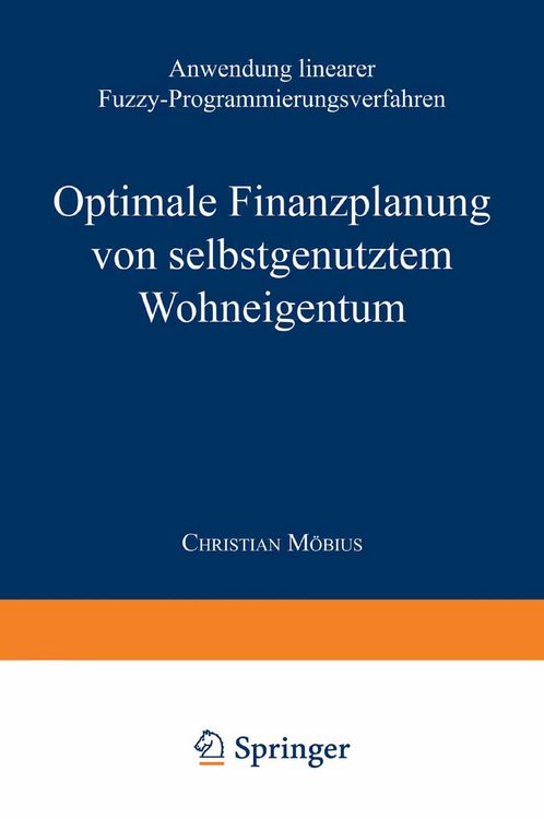 Produktbild: Optimale Finanzplanung von selbstgenutztem Wohneigentum