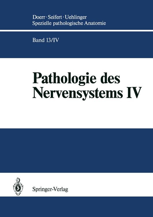 Produktbild: Pathologie des Nervensystems IV