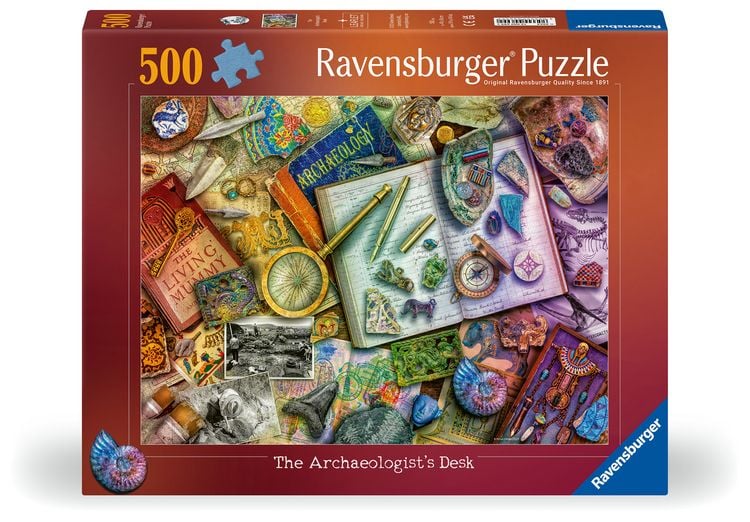 Produktbild: Erwachsenenpuzzle 500 Teile - Aimee Stewart: Arch&auml;ologie