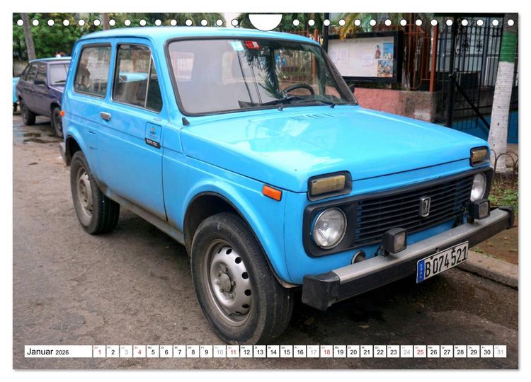 Produktbild: LADA NIVA - Russlands Dauer-L&auml;ufer (Wandkalender 2026 DIN A4 quer), CALVENDO Monatskalender