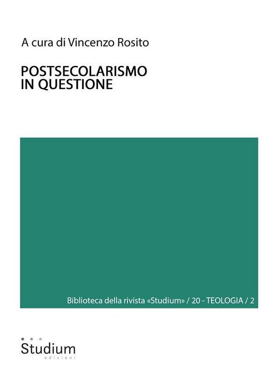 Produktbild: Postsecolarismo in questione