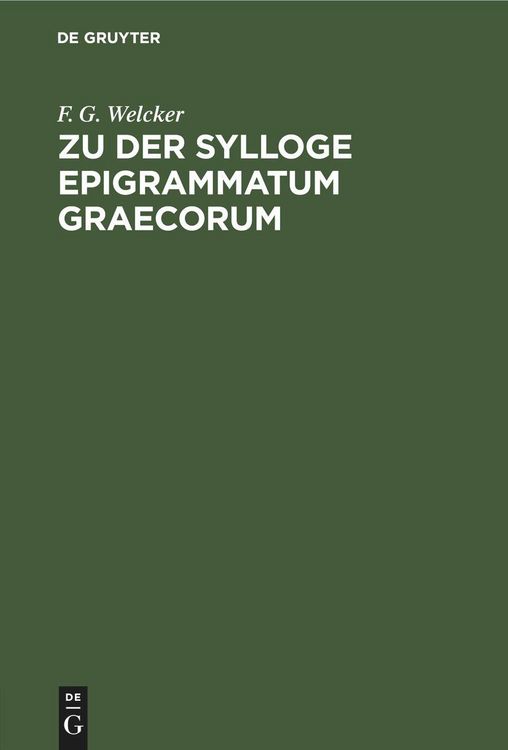 Produktbild: Zu der Sylloge Epigrammatum Graecorum