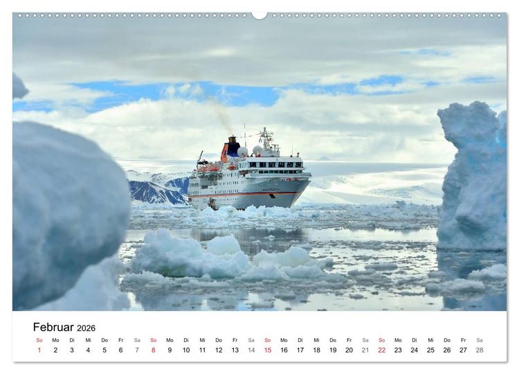 Produktbild: Expeditions-Kreuzfahrten MS BREMEN und MS HANSEATIC (Wandkalender 2026 DIN A2 quer), CALVENDO Monatskalender